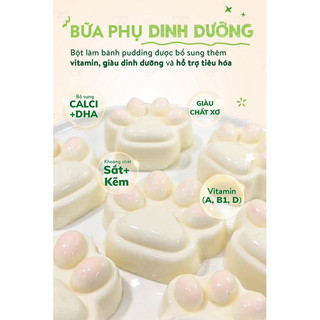 Khuôn làm pudding bằng silicon cho bé
