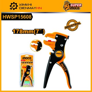 Kìm tuốt dây điện cos đa năng cao cấp ingco hwsp15608