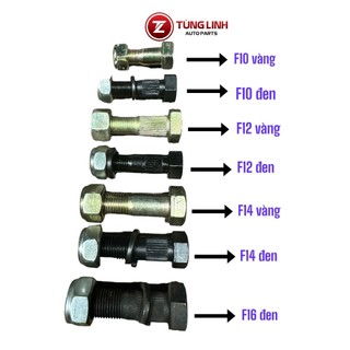 Ốc cát đăng f10, f12, f14, f16 hàng xịn đen và vàng. có khía chống rung chống đề. ốc chịu lực tốt
