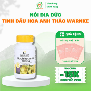 Viên uống tinh dầu hoa anh thảo Warnke Đức hộp 100 viên