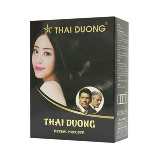 DẦU GỘI ĐEN TÓC DƯỢC LIỆU THÁI DƯƠNG, DẦU GỘI NHUỘM TÓC ĐEN TỰ NHIÊN, NHUỘM TÓC BẠC CHẤM CHÂN TÓC