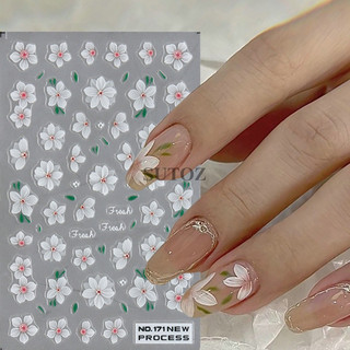 Stick hoa lụa nổi 5d- phụ kiện trang trí nail