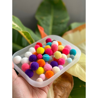 - Pompom hạt trang trí nhiều kích cỡ - Tiemmyan138