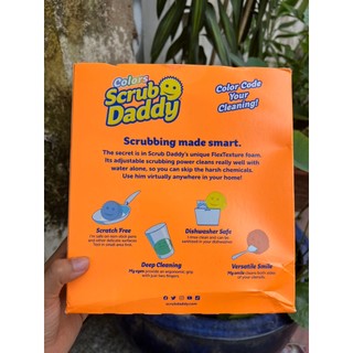 MIẾNG RỬA CHÉN SCRUB DADDY BỌT BIỂN CHÍNH HÃNG MỸ