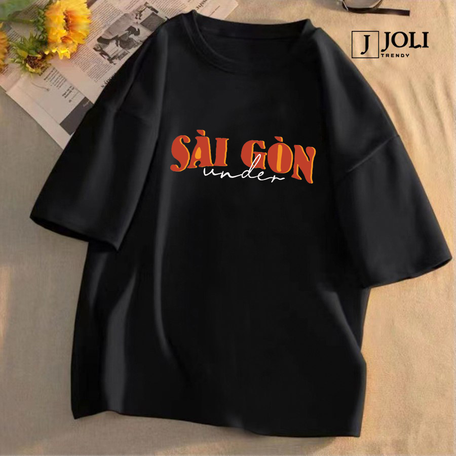Áo thun Nam Nữ Unisex SÀI GÒN UNDER Form Rộng Tay Lỡ