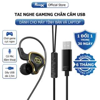 Tai nghe gaming pc UT01 dành riêng cho máy tính bàn và laptop, dây dài 2,5m, mic rõ nét