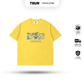 Áo thun tsun mascotgang tee - vàng - - in - nam/nữ - local brand - streetwear