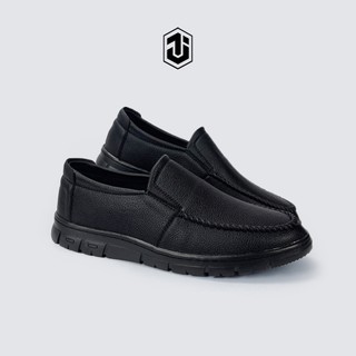 Giày Horsebit Loafer Vân Sần J1, Giày Lười Da Nam Đế Cao Su Khâu Chắc Chắn