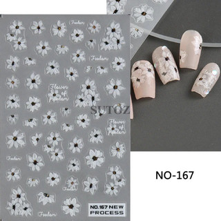 Stick hoa lụa nổi 5d- phụ kiện trang trí nail