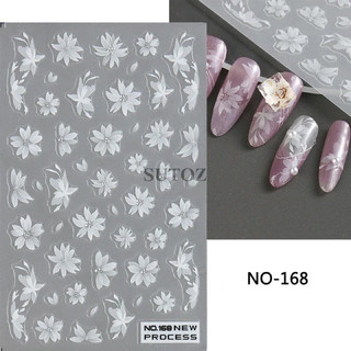Stick hoa lụa nổi 5d- phụ kiện trang trí nail
