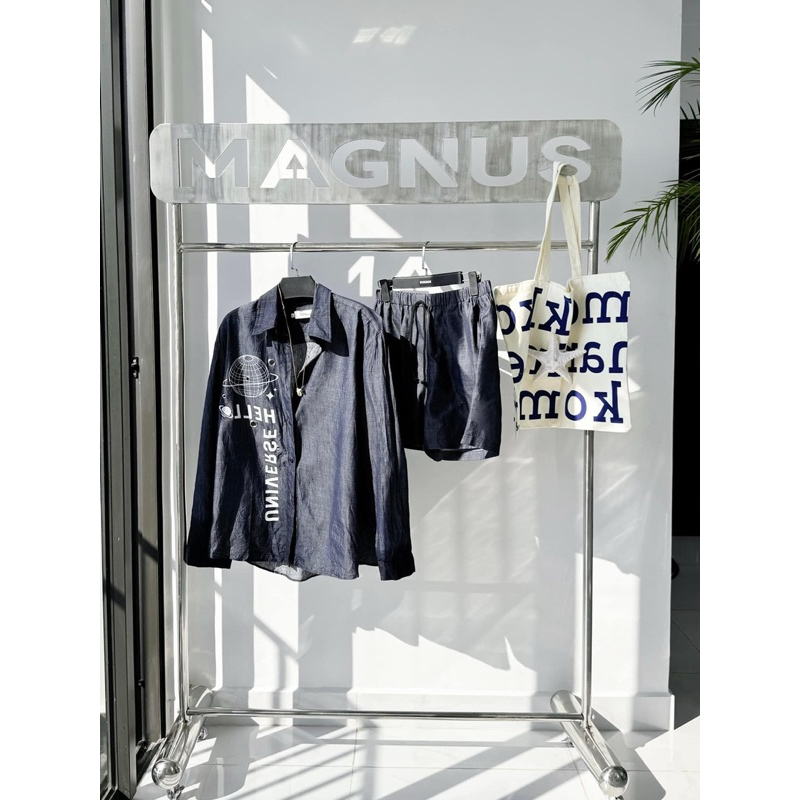 Magnus Set Đồ Bộ Áo Sơ Mi Universe Unisex Dành Cho Nam Homewear