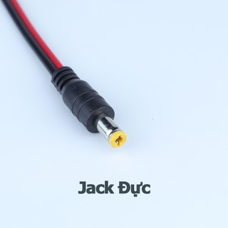 Combo 5 Dây nguồn DC Jack đực cái 5.5*2.1mm