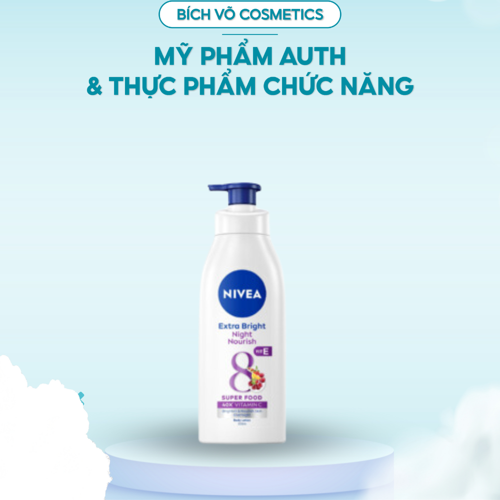 Sữa Dưỡng Thể Dưỡng Trắng Da Ban Đêm Nivea 350ml