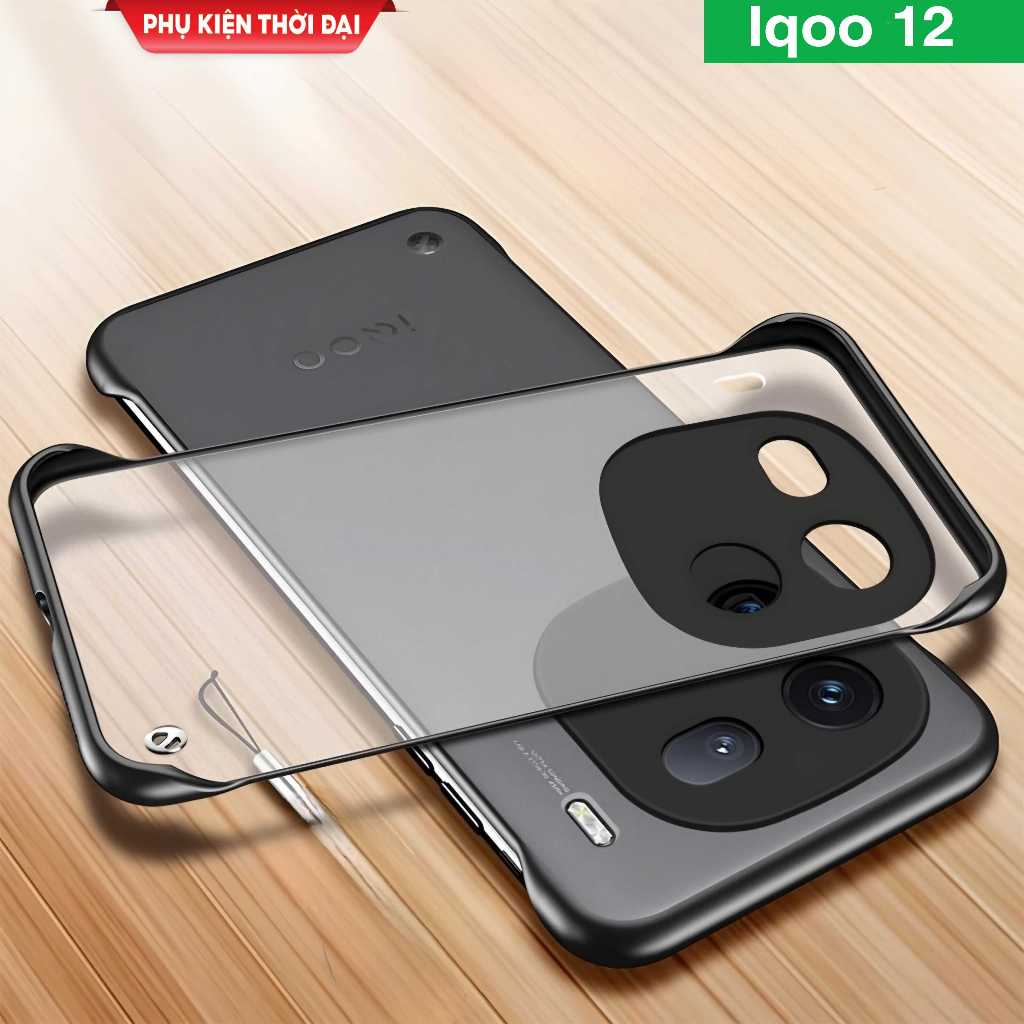 Ốp lưng iQOO 12 / iQOO 12 Pro / iQOO 13 nhám mờ siêu mỏng chống bám bẩn chống sốc