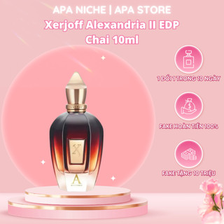Nước hoa unisex Xerjoff Alexandria II EDP chai 10ml Apa Store