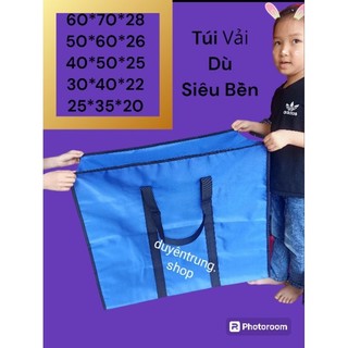 HOT: Túi Vải Đựng Quần áo,Chăn Màn Siêu To Siêu Bền ,Chống thấm tốt