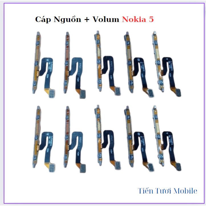 Cáp nguon + volum nokia 5