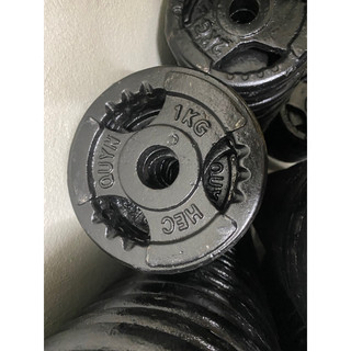 Bánh tạ tập gym, tạ gang 1KG lỗ phi 27 kết hợp với đòn tạ, siêu cứng cho độ bền cao, giá tại XƯỞNG NHÀ