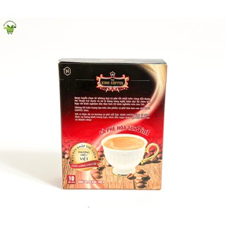 Cà phê hòa tan 3IN1 King Coffee ( Hộp 10 gói )