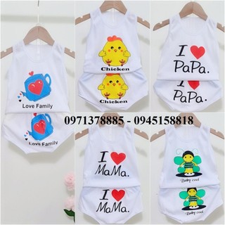 Set 5 bộ chip ấm cho bé từ 3-13kg