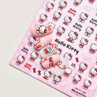 STICKER NỔI 5D HELLO KITTY ĐỎ ( 034 - 1663 )