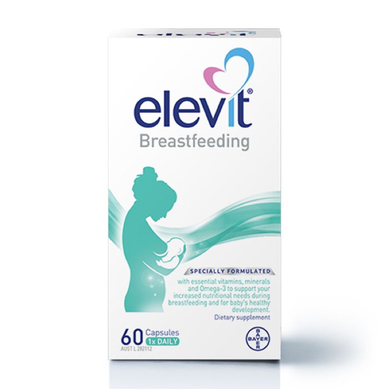Elevit Breastfeeding - Viên Uống Vitamin Tổng Hợp Sau Sinh Và Cho Con Bú Elevit 60 Viên