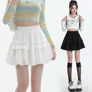 Chân váy ngắn xoè tầng hàn quốc cạp chun