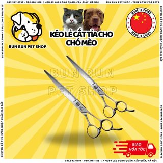 Kéo lẻ (kéo cong/kéo thẳng/kéo lược bán lẻ cắt tỉa cho chó mèo)