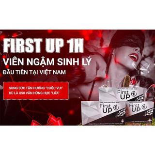 Viên ngậm first up - tăng cường sinh lực cho nam giới - kéo dài cuộc vui như rocket 1h