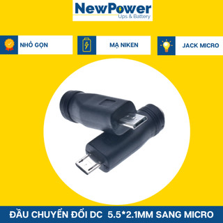 Đầu chuyển đổi đầu cái DC 5.5x2.1mm sang đầu đực Micro