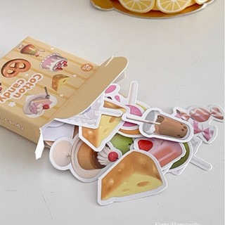 Set Sticker Dán Trang Trí Sổ, Đồ Dùng Đóng Hộp 46 - 50 - 300 Miếng Hình Dán Nhiều Bộ Hình Miss Time Cotton Candy | ST045