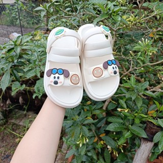 Dép Sandal Nữ, Dép Bánh Mì Có Quai Sau Cho con gái  Phong Cách Siêu Hot Trend Chất Cao Su Siêu Nhẹ[2869 TE cún]