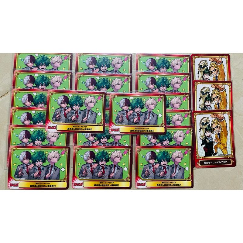 [MHA] Thẻ card Jump Shoto Bakugo Deku My Hero Academia official
