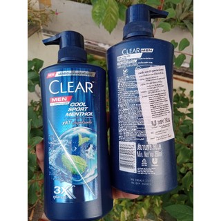 Dầu gội clear men bạc hà cool sport menthol thái lan 390ml