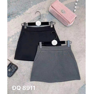 CHÂN VÁY A CHẤT UMI CO GIÃN TRƠN HÀNG QC MS208911