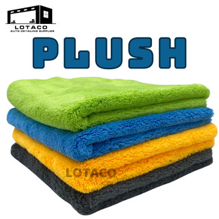 Khăn chăm sóc xe LOTACO PLUSH : lau wax, sealant, nội thất sợi mịn cao cấp 40 x 40 cm