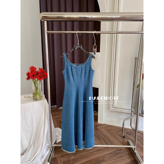Váy demin nữ dáng dài BORASHOP order