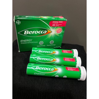 Viên sủi tăng đề kháng Berocca vị dâu đặc biệt ống 15 viên Úc