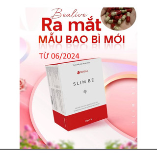 Giảm cân slim be mẫu lọ dập chữ bealive trên viên+ preship. chính hãng công ty hộp 30 viên