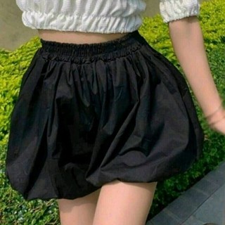 Quần short bí phồng TRƠN lưng thun