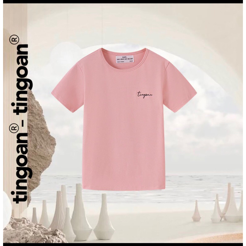 Baby tee Tingoan màu hồng newtag store