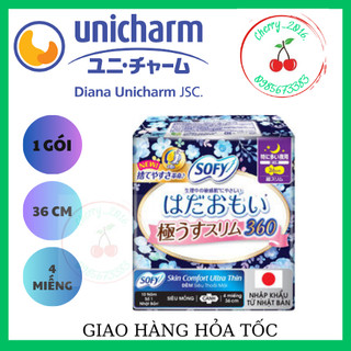 Băng vệ sinh Sofy Skin Comfor UT 36cm- gói 4 miếng
