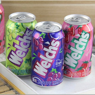 Soda Welch's Hàn quốc 3 vị dâu- nho tím- nho xanh