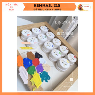 Set gel vẽ  hũ12 màu qingyou chính hãng chuyên dụng kemnail215