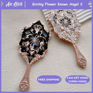   Chính hãng  Gương BST Mới Flower Knows Angel 2 - Gương Trang Điểm Cao Cấp Thiết Kế Mạ Bạc Chất Lượng 