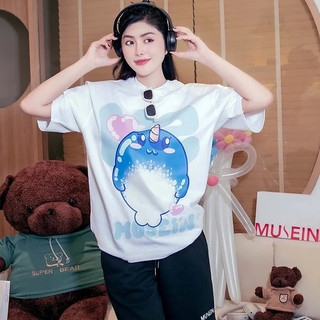 Áo Thun MUSEIN Chất 100% Cotton Cao cấp, Size MLXL, Form Suông Rộng