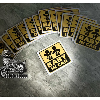 Tem Decal Baby In Cả 2 bé Vàng