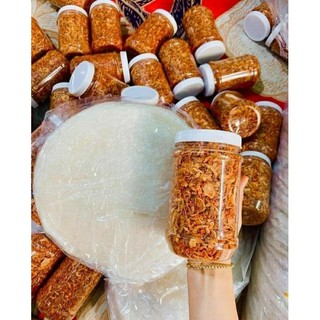 Combo 500GR bánh tráng + 200gr muối tép hành phi loại 1