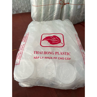 Sỉ nắp bằng phi 117 . nắp đục ly 800ml ,900ml , nắp ly nhựa