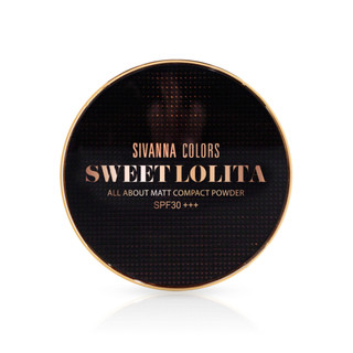 Phấn phủ sivanna sweet lolita all about matt compact powder dạng nén kiềm dầu 10g hf120